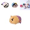 Shinchan Plush Keychain Bag Accessory, Cartoon Animal Style, Short Plush Material, Multiple Colors Available, 9cm Height