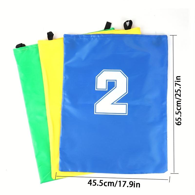 4 Pack/Set Canvas Potato Sack Game Bags, Durable Kangaroo Jumping Bags for Outdoor Lawn Games, Family Interactive Sports