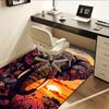 1pc. Ethnic Elephant Mandala Rug Home Decorative Carpet Office Chair Cover Outdoor Mat Gift for Living Room Bedroom Yoga Studio