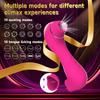 2 In 1 Suction Tongue Licking Vibrator G-Spot Clitoral Vacuum Stimulator Female Masturbation Toy Nipple & Clitoral Suction Cup Women's Sex Toy