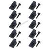 090E Car Screw Base U-Type Mount Fastener Clips Bumper Door Panel Metal Clips