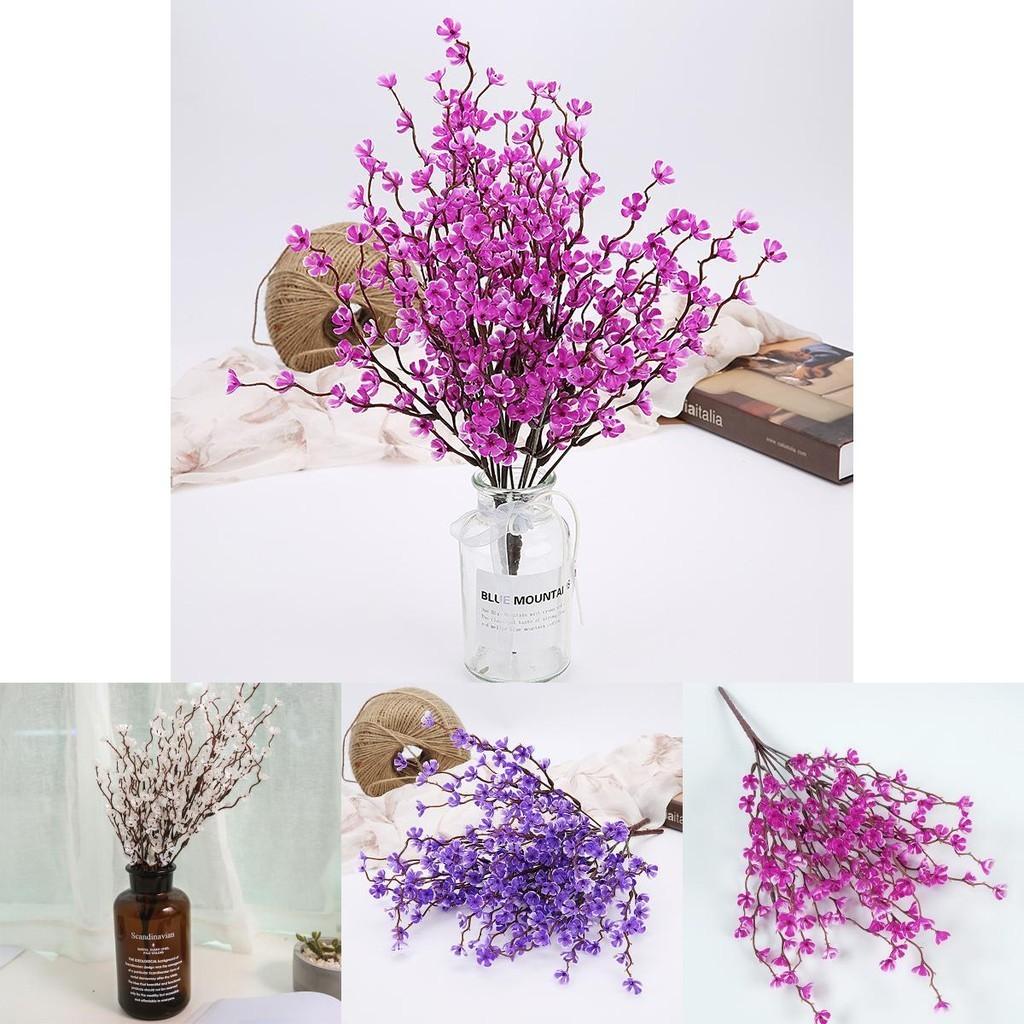 Realistic Artificial Plum Blossom Branches For Elegant Home And Office Decor