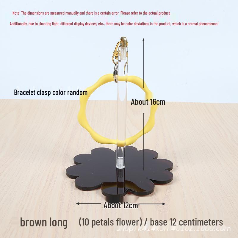 Portable Wooden Yarn Holder for DIY Knitting