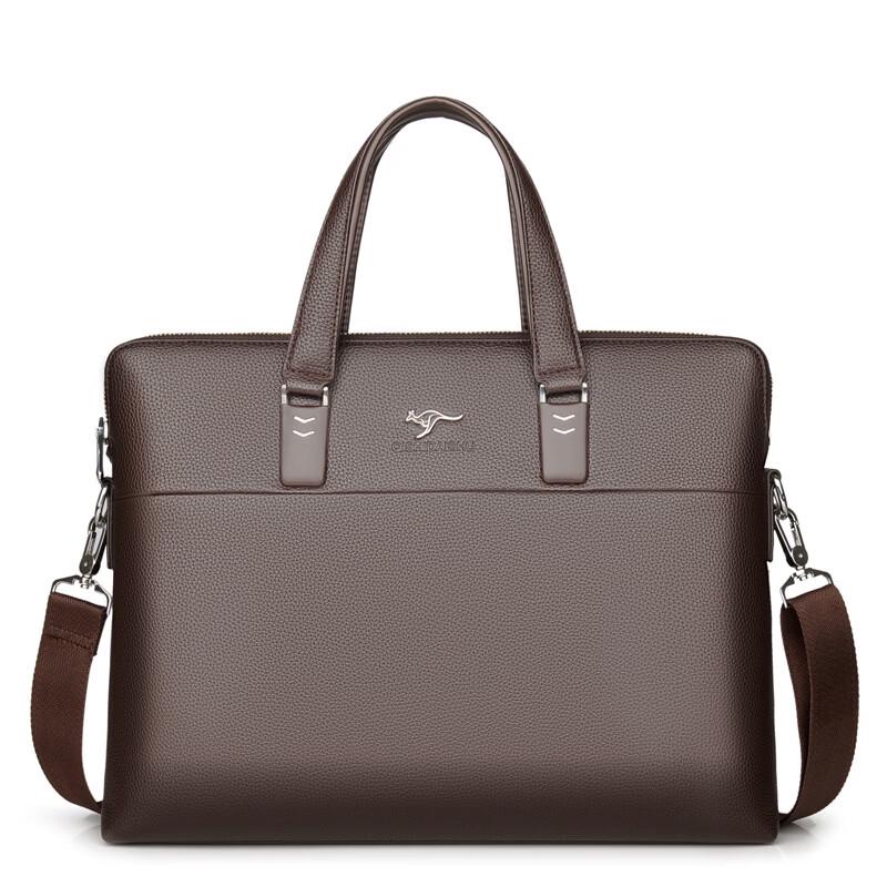 Men's Business Leather Handbag