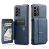 For Samsung Galaxy A23 4G Case Leather+TPU Phone Cover Built-in Magnetic Holder Metal Sheet