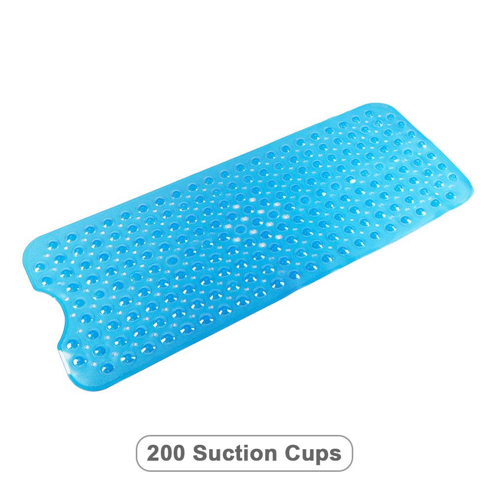 Silicone World PVC Anti-skid Bath Mats Soft Shower Bathroom Massage Mat Suction Cup Non-slip Bathtub Carpet 40x100cm Floor Mat