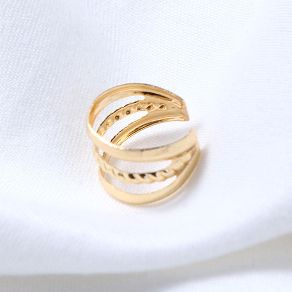 C-Shape Without Pierced For Women Ear Bone Clips Leaves Ear Cuff Earring Set Korean Style Earrings