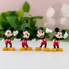 Mickey Mouse Classic Cartoon Character PVC Collectible Figurines 4Pcs Model Statue Decoration Gift for Children Anime Fan