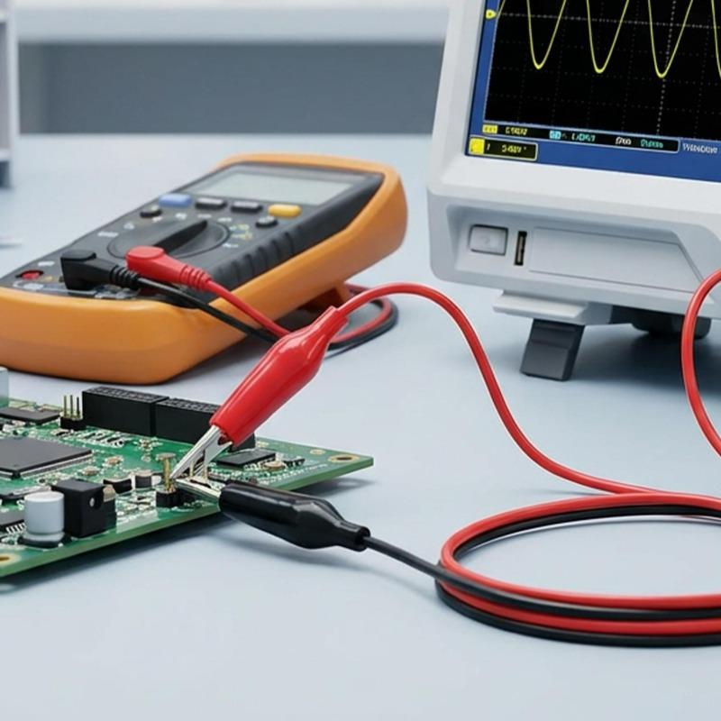 1/10Sets Banana Plug To Alligator Clip Multimeters Standard Electrical Test Equipment Test Leads Two-End Connector Supplies