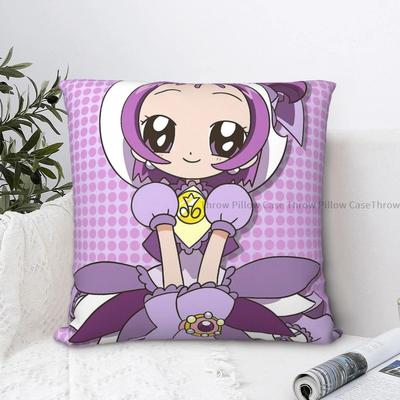 Ellie Polyester Yastık Kılıfı Magical DoReMi Anime Kanepe Ofis Dekoratif Yeniden Kullanılabilir Sarılma Yastık Kılıfı