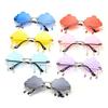 Men and Women UV400 Shades Clouds Tassel Sunglasses Steampunk Sunglasses Disco Glasses Rimless Sunglasses