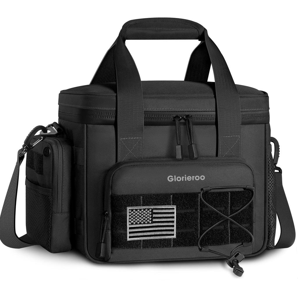 Tactical Lunch 15L Large Insulated Lunch Waterproof Military Style with MOLLE Closure Perfect for and Outdoor Activities Men's Bag, Capacity, Box,