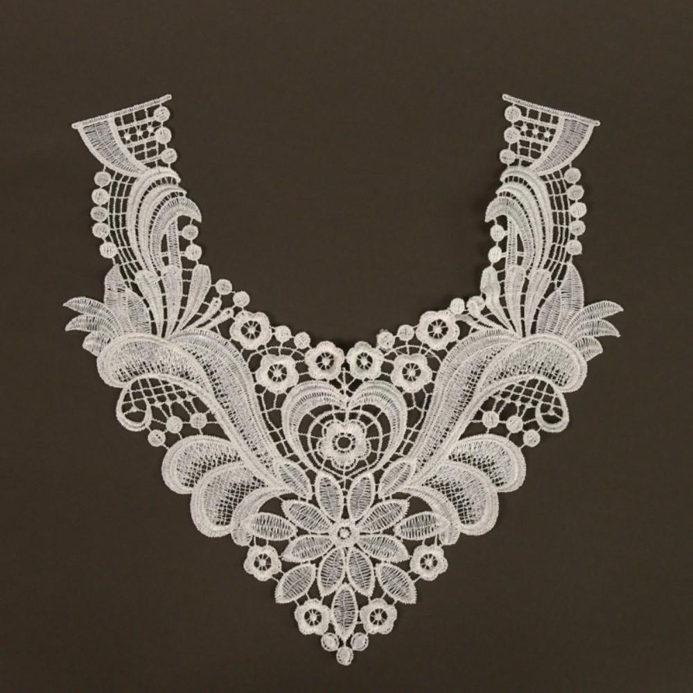 DIY Lace Neckline Sweet Embroidery Flower Collar Apparel Accessories Lace Trim  Women's Fashion