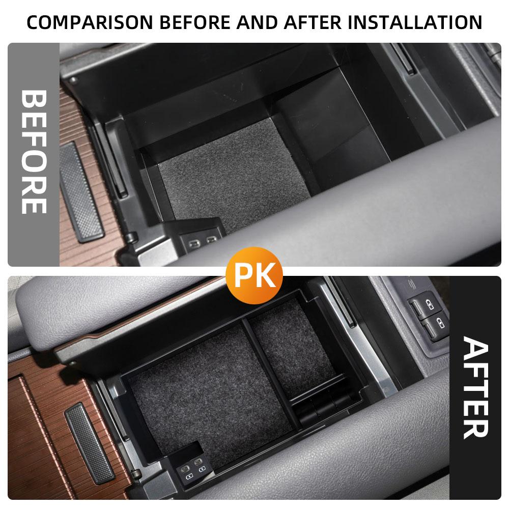 For Toyota Sienna 2025 2025 2025 2025 LHD Armrest Box Storage Tray Organizer Center Console Container Stowing Accessories