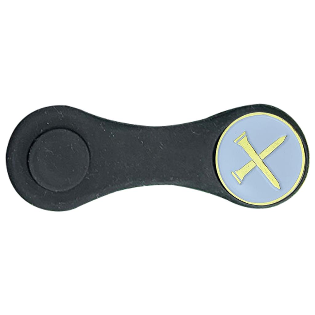 Silicone Cap Clamp with Magnetic Removable Ball Marker Holder Golf Hat Holder Strong Magnetic Closure Easy To Use