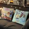 SÖT Tecknad C-CupheadS Kuddfodral Avtagbart Tvättbart Kuddfodral – Mjukt Linne för Alla Årstider