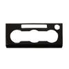 Black Plastic Car Center Air Conditioning Panel Cover - Interior Accessory for Lu