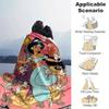 1pc Disney Princess Jasmine Throw Blanket Home Decor, Couch Cover, Outdoor, Gift for Friends, Flannel Blanket, Bedroom, Living Room, Travel