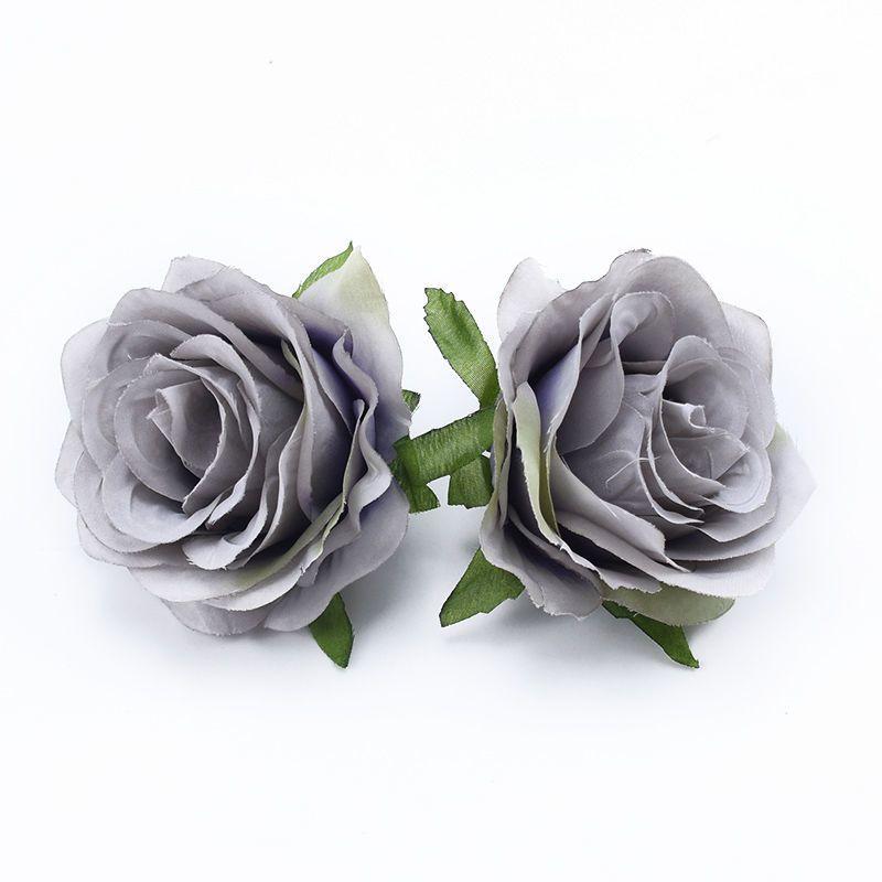 50/100pcs Artificial Flowers Silk Roses Home Outdoor garden Wedding wall Christmas Decoration High Quality Festival Diy gift box