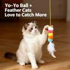 Funny Electric Door Hanging Toy Automatic Lifting Interactive Cat Yoyo Ball  Cat Supplies