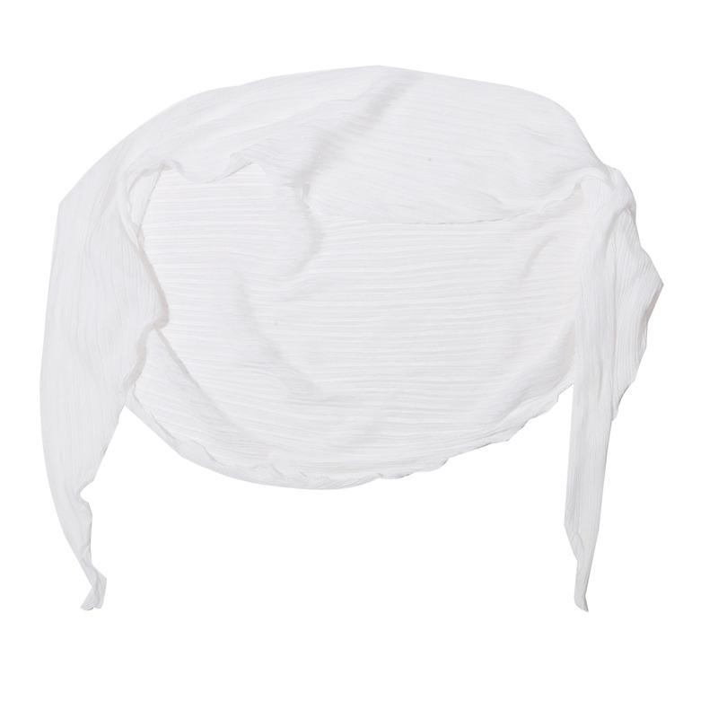 

New Summer Women Solid Color Arm Sleeves Sun Protection Sleeves Chiffon Protective Arm Sleeves Driving Sleeve Shawl Scarf білий