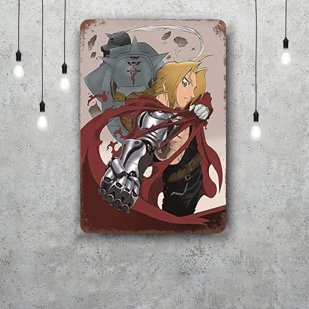 Noragami Anime Manga Segni di Latta Metallici Vintage Poster Decorazioni Placca Metallica Retrò Decorazioni per Pareti per Garage Bar