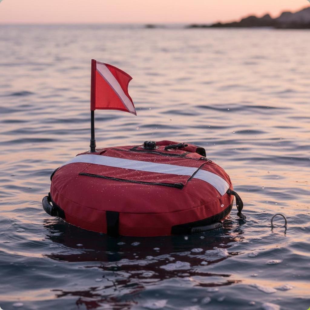Inflatable Water Buoy Xxl Floating Swim Ring Safety Marker