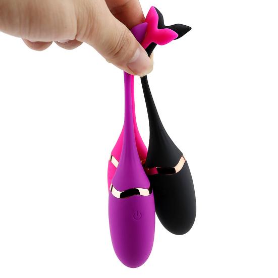 Vibrator Ei Drahtlose Fernbedienung Fischschwanz Biomimetisches Design Stimulation Vibrator G-Punkt Liebeskugel Stimulator