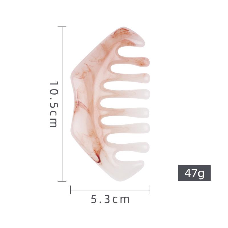 Women's Long Hair Wide Tooth Hair Comb Head Massage Comb Scalp Massage Portable Comb