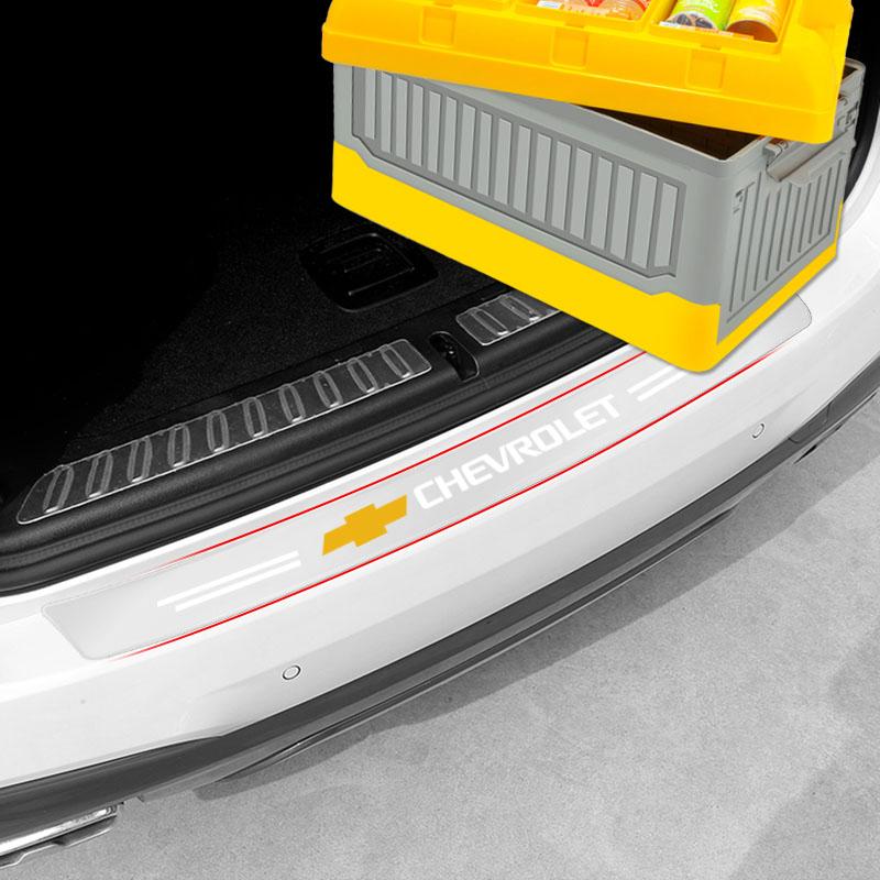 1Pcs Transparent Car Trunk Badge Protective Sticker Car Accessories For Chevrolet Spark Silverado Trailblazer Cruze Captiva Lacetti