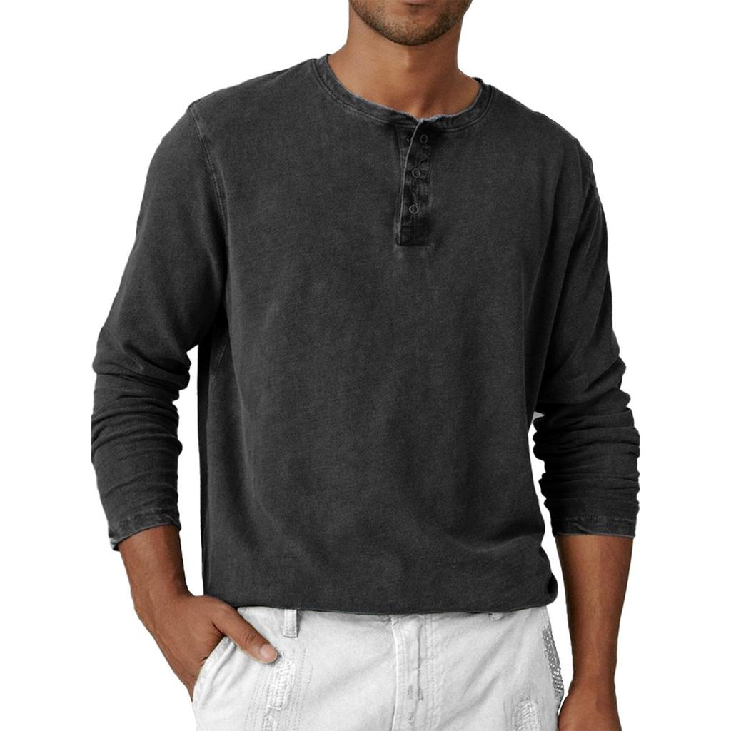 Men's Loose Casual Long-sleeved Lapel Zip-up Hoodie