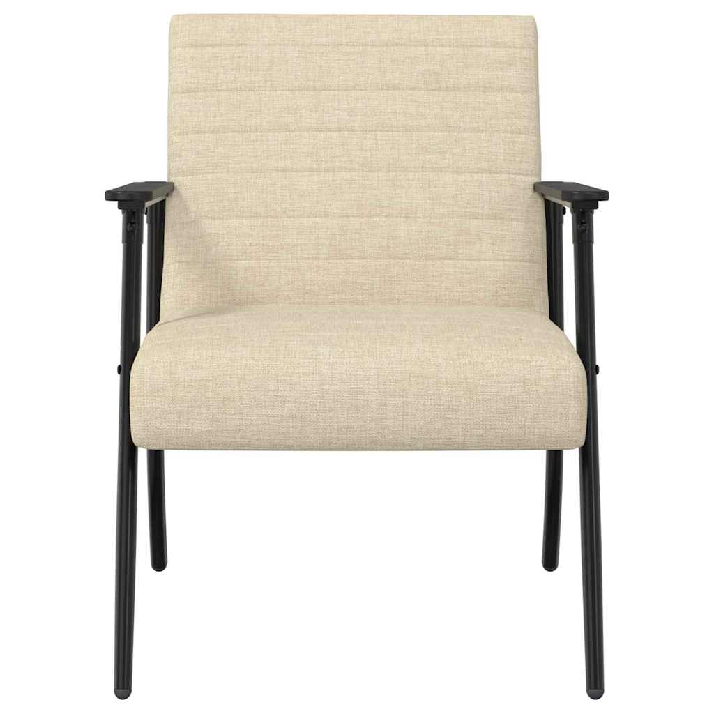 Cream Armchair 59 X 75 X 78 Cm Fabric