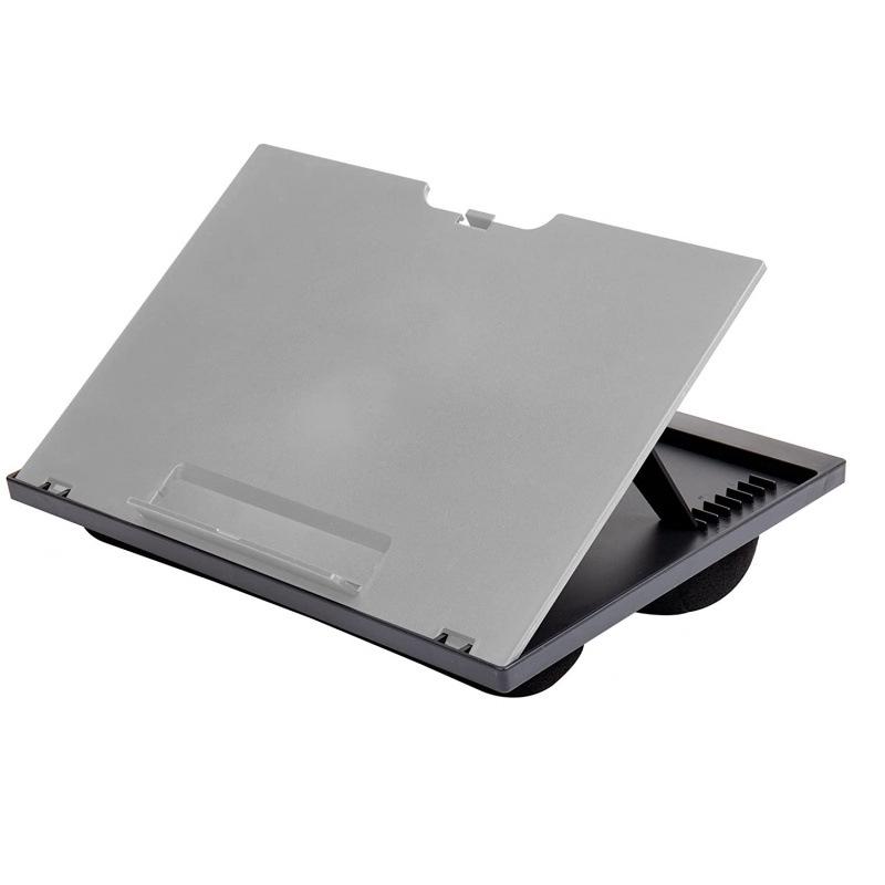 Black Folding Laptop Desk - Portable Bed & Office Table