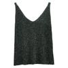 Women Summer Sleeveless V Neck Sequins Causal Vest Top