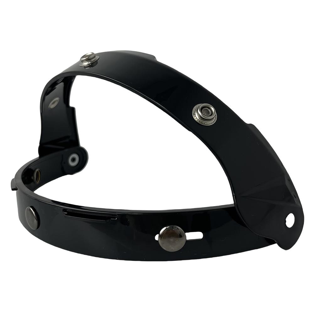 Bubble Visor Universal Fit 3 Snaps Open Face Helmet Retro Shield Windproof UV Protection Coating High Strength Windshield