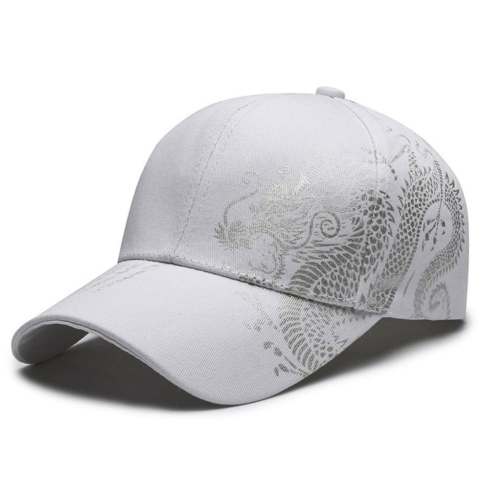 

Dragon Pattern Baseball Hat Unisex Chinese Style Hip Hop Cap Trendy Skateboard Adjustable