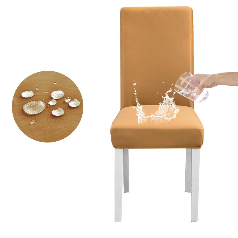 Waterproof Elastic Chair Cover for Dining Room Kitchen Wedding Hotel Banquet Restaurant Anti-dirty Seat Cover Housse De Chaise