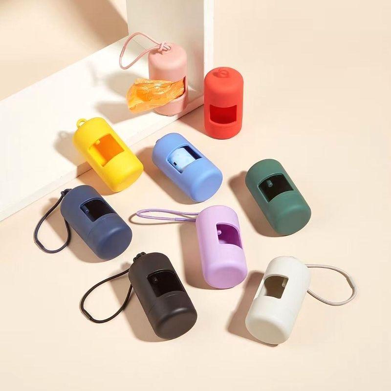 

Best Selling Pet Pooper Scooper Dog Walking Garbage Bag Portable Dog Frosted Dispenser Poop Box Pet Supplies Dark green