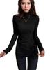 Women's Slim Fit Irregular Long Sleeve Top