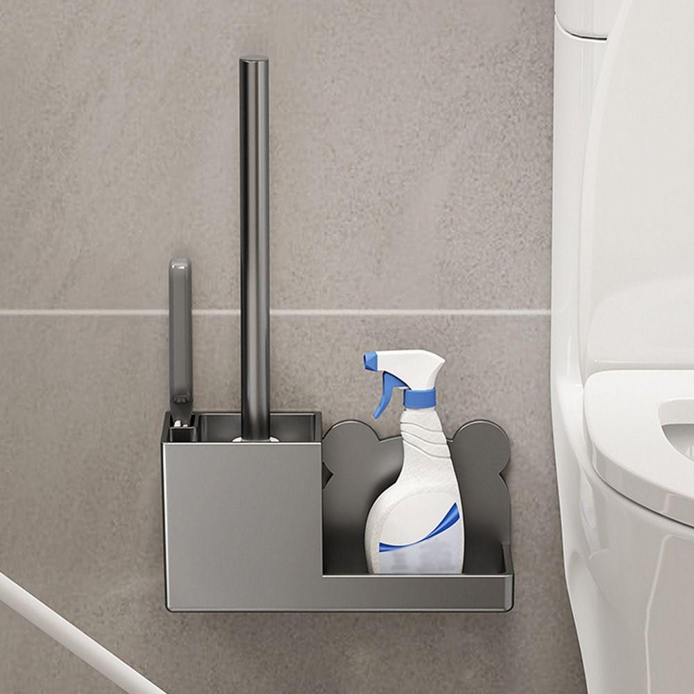 Durable Toilet Brush Set Wall Mounted Floor Toilet Cleaning Tool  Cleaning Tools