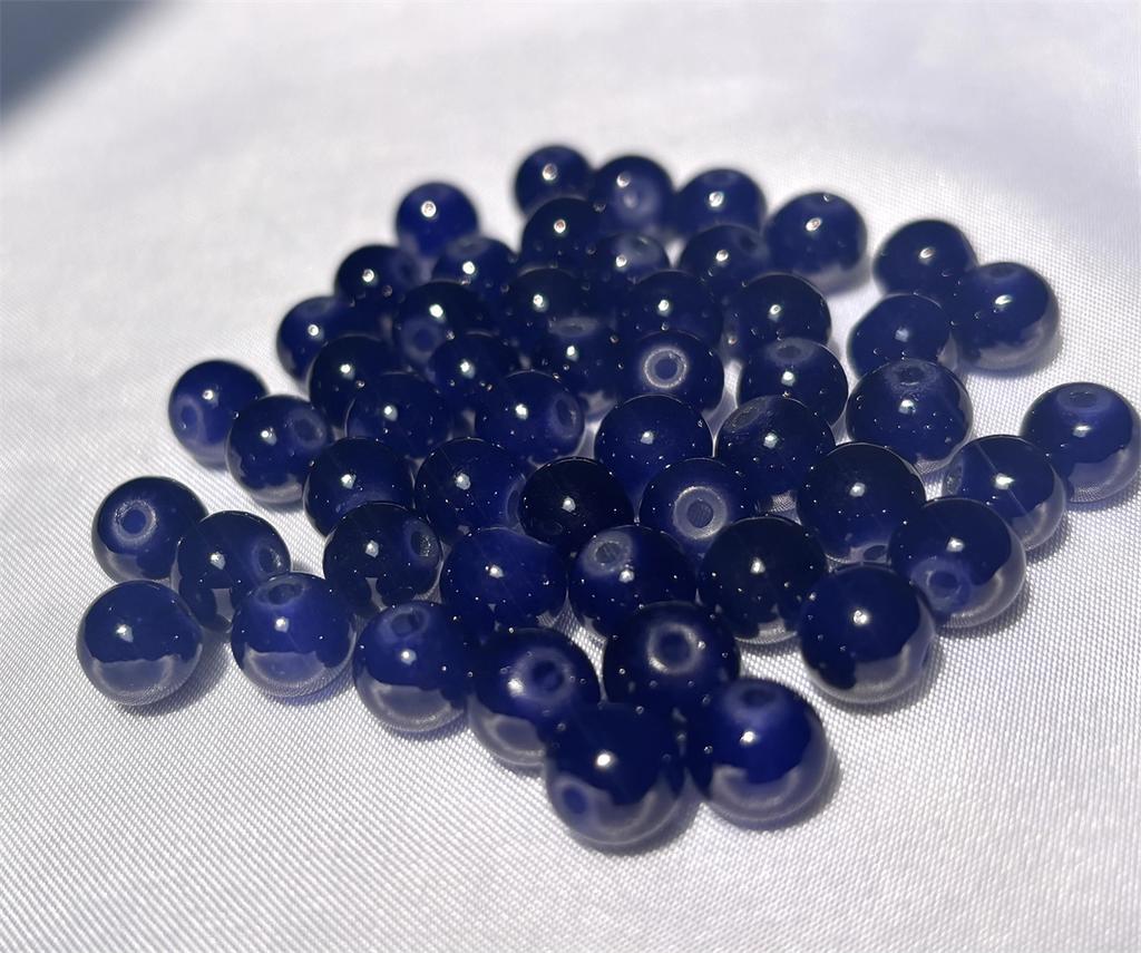 8mm Glass Beads Multicolor Beads Handmade Diy Bracelet Bracelet Jewelry Handmade Beads Accessories Wholesale Material Beads