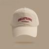 Korean Style Letter Embroidered Cap Cotton Cotton Peaked Hat Sunscreen Baseball Cap  Boys Girls