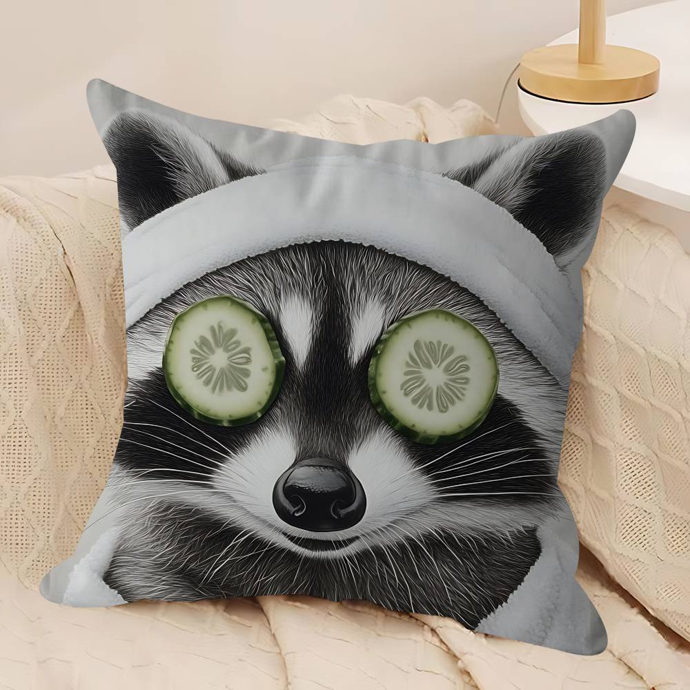 Funny Animals Bathroom Pillowcase Toon Gift Cushion Cover Bedroom Home Sofa Chair Seat Decor Pillow Case