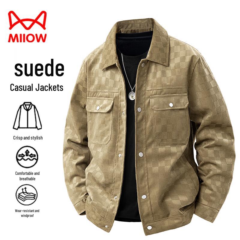 

Mao Ren Men s Loose Fit Spring Autumn Casual Jacket 5XL