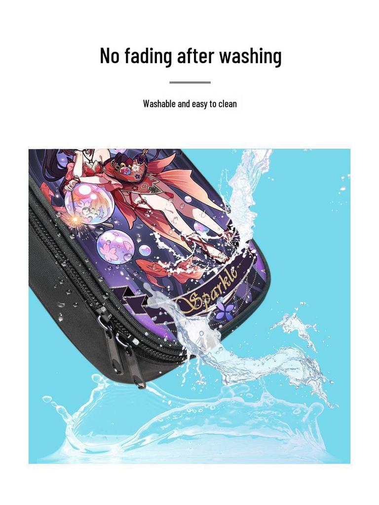 Honkai Star Rail Pencil Case for Students - Yelan, Jun, March 7th, Kafka Design
