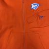 Nike X NBA Collaboration Jacket Oklahoma City Thunder Hooded Casual Long Sleeve Kids Jackets Orange 3Y2B7FELQ-THU
