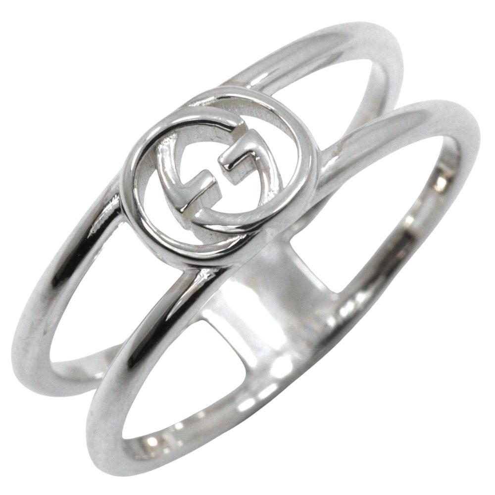 

GUCCI Interlocking G Ring Silver925 #7.8(US Size) 2.6g mens Used