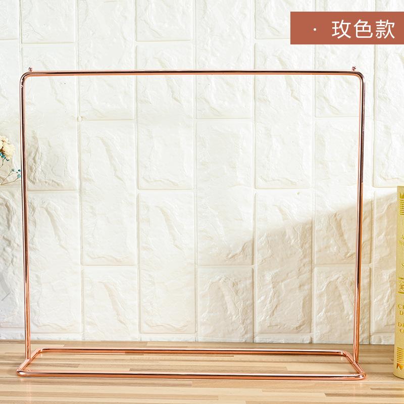 Fashion Underwear Display Rack Clothing Store Window Metal Hangers Underpants Lady's Bra Show Cloakroom Small Organizer Shelf