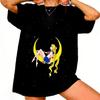 Sailor Moon Retro 90s Anime Graphic T Shirt Summer Cotton Unisex Women Tee Streetwear Casual Trend Short Sleeve Couple Hip Hop Top