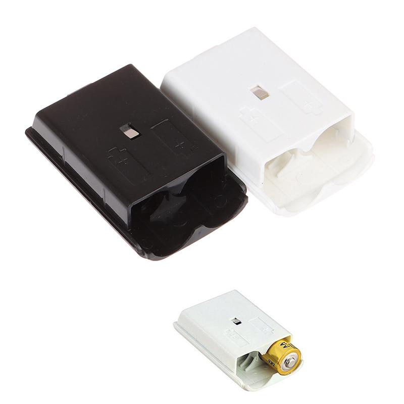2PCS Aa Batterie Arri&egrave;re Housse Etui Coque Pack Pour Xbox 360 Sans Manette USA E